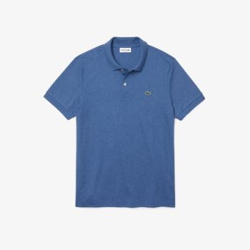 Lacoste Regular Fit Soft Cotton Polo Pánské - Polo Blankyt | CZ-ISLIdR